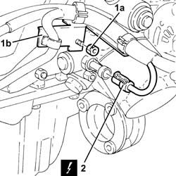 Engine - position on stand and remove