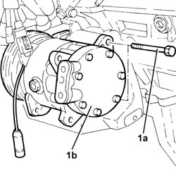 Engine - position on stand and remove