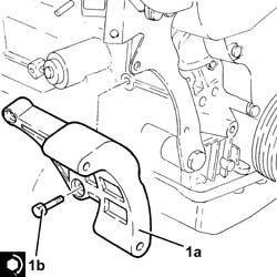 Engine - position on stand and remove