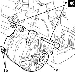 Engine - position on stand and remove