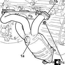 Engine - position on stand and remove