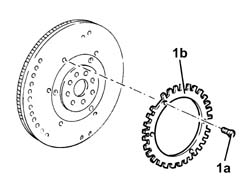 Phonic wheel on flywheel - r r