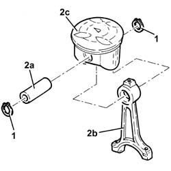 Piston/cylinder liner - r r