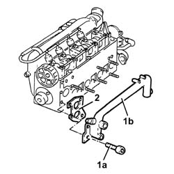 Single cylinder head, removed - overhaul