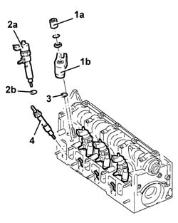 Single cylinder head, removed - overhaul