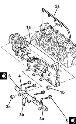 Single cylinder head, removed - overhaul