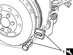 Toothed timing belt - r r with engine removed