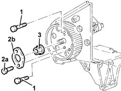 Supplementary pressure pump - dismantle