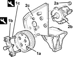 Supplementary pressure pump - dismantle
