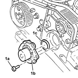 Water pump - r + r with engine removed