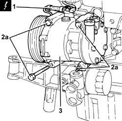 Engine - position on stand and remove