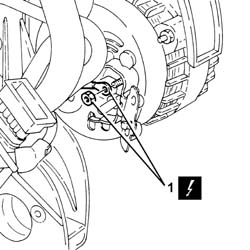 Engine - position on stand and remove
