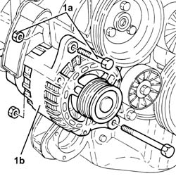 Engine - position on stand and remove