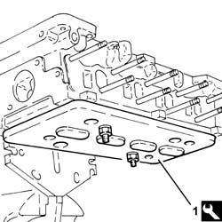 Single cylinder head, removed - overhaul