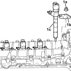 Toothed timing belt - r r with engine removed