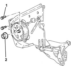 Supplementary pressure pump - dismantle