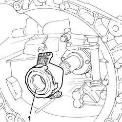 Thrust bearing - r + r with gearbox removed
