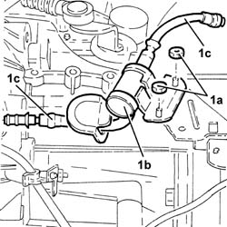 Clutch hydraulic circuit vibration damper - r+r