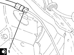 Clutch hydraulic circuit vibration damper - r+r
