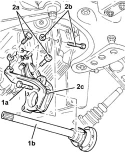 Intermediate drive shaft mount - r r