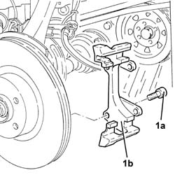 Front brake discs - r+r with brake calipers removed