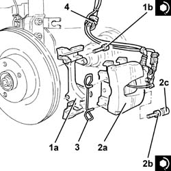 Front brake calliper bracket - r r