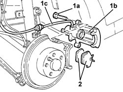 Rear brake calliper - r r