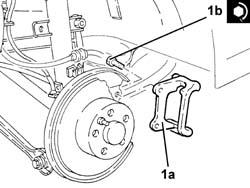 Rear calliper bracket - r r