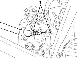 Rear brake pads - replace with wheels removed - including handbrake adjustment (if necessary)