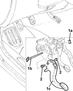 Clutch pedal - r+r