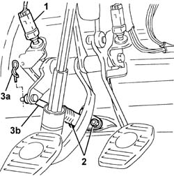 Clutch pedal - r r for rhd versions