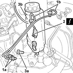 Brake servo/brake pump assembly - r r