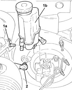 Brake servo/brake pump assembly - r r