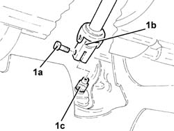 Steering control shaft SUPPORT - R.R.