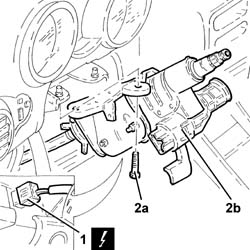 Steering control shaft SUPPORT - R.R.