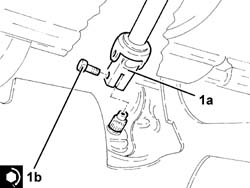 Steering control shaft SUPPORT - R.R.