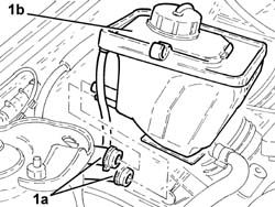 Power steering fluid resevoir r r