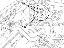 Power steering pump r r