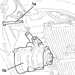 Power steering pump r r