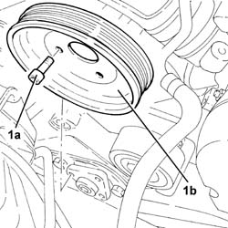 Power steering pump r r