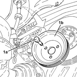 Power steering pump r r