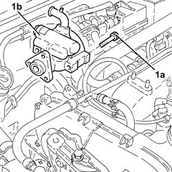 Power steering pump r r