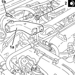 Power steering pump r r
