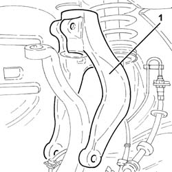 Damper lower fork - r r