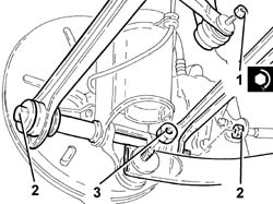 Rear suspension beam - r r