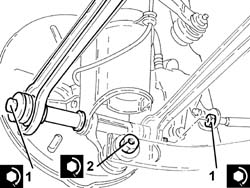 Rear suspension beam - r r
