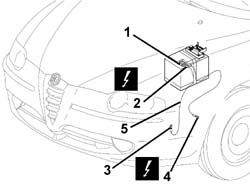 Battery earth lead - r+r