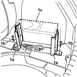Cd player/loader/audio mount - r r