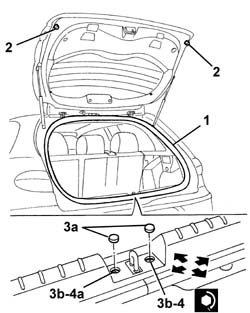 Tailgate - adjust striker and adapt seal if necessary