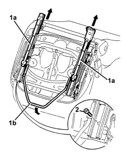 Seat slide control lever - r r